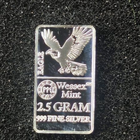 2.5 g 999 Fine Silver Bullion Bar