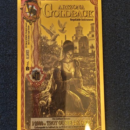 1/2000 oz 999 Fine Gold Goldback