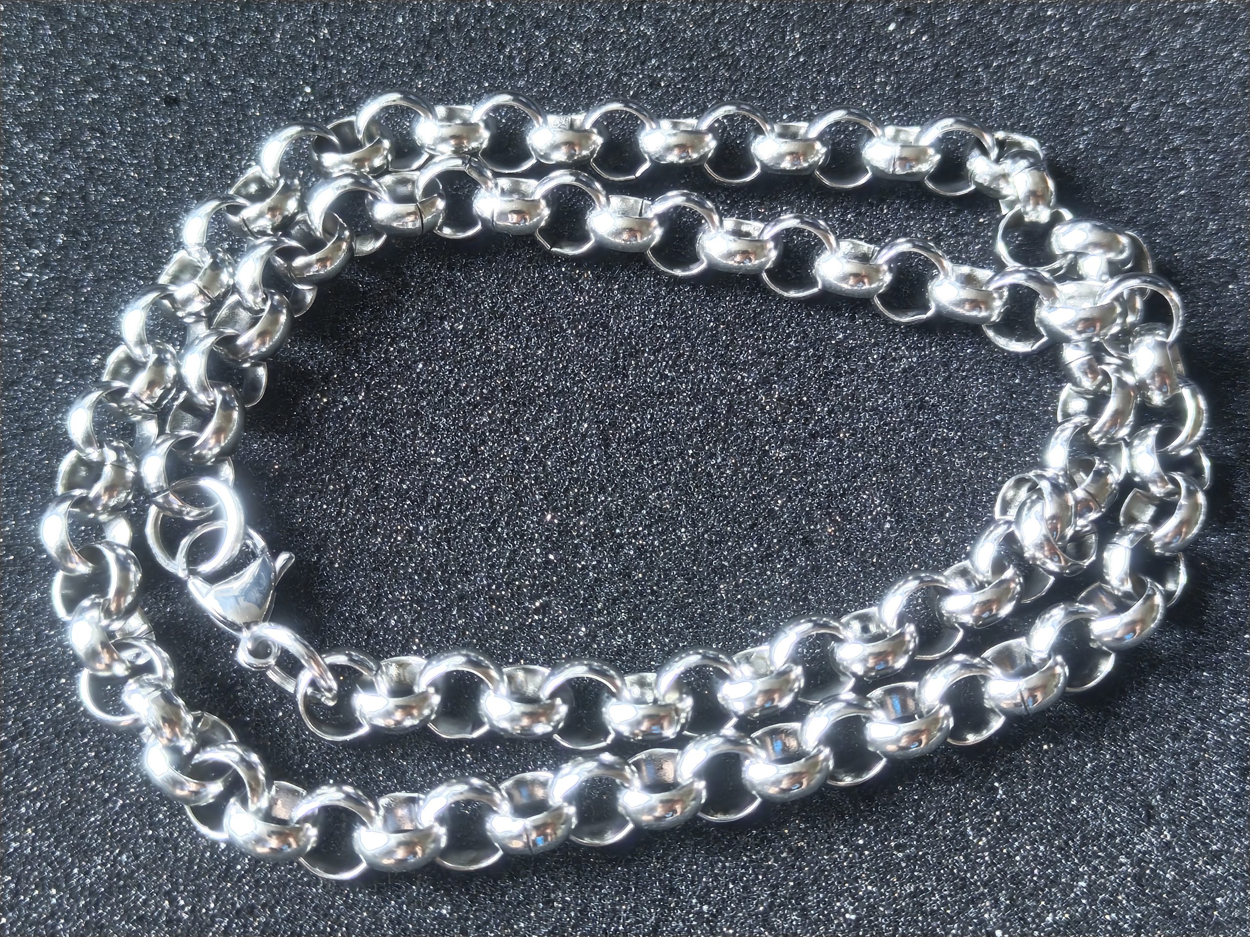 925 Sterling Silver Necklace - 20 Inch - 1.45 ozt - 45.1g